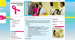 Desktop Screenshot of mammocentrum.eu